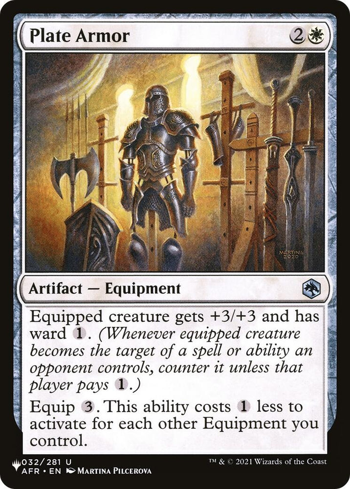 Image for Plate Armor (32) [The List Reprints]
