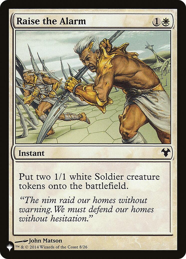 Image for Raise the Alarm (8) [The List Reprints]