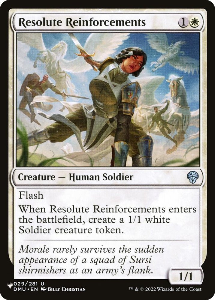 Image for Resolute Reinforcements (29) [The List Reprints]