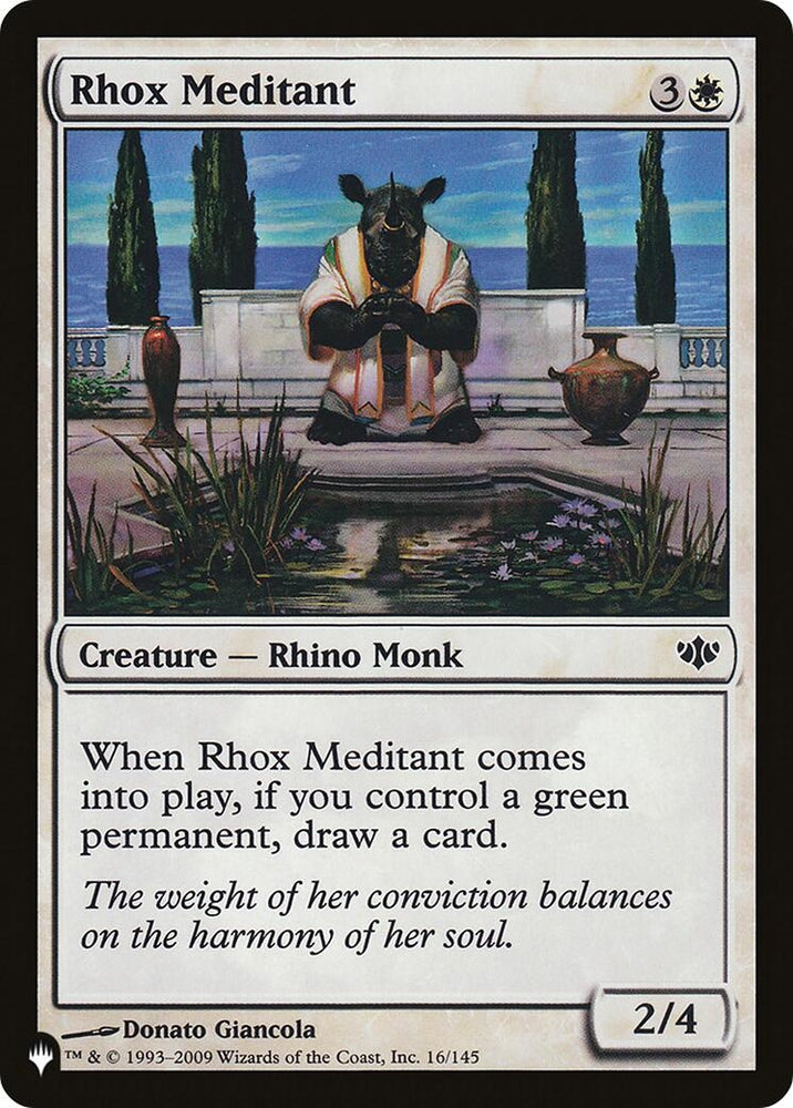 Image for Rhox Meditant (16) [The List Reprints]