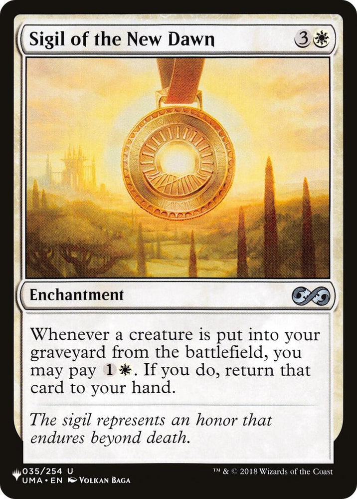 Image for Sigil of the New Dawn (35) [The List Reprints]