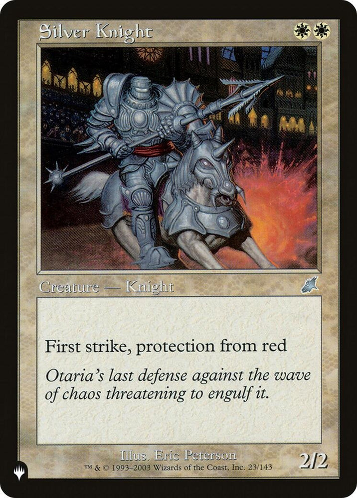 Image for Silver Knight (23) [The List Reprints]