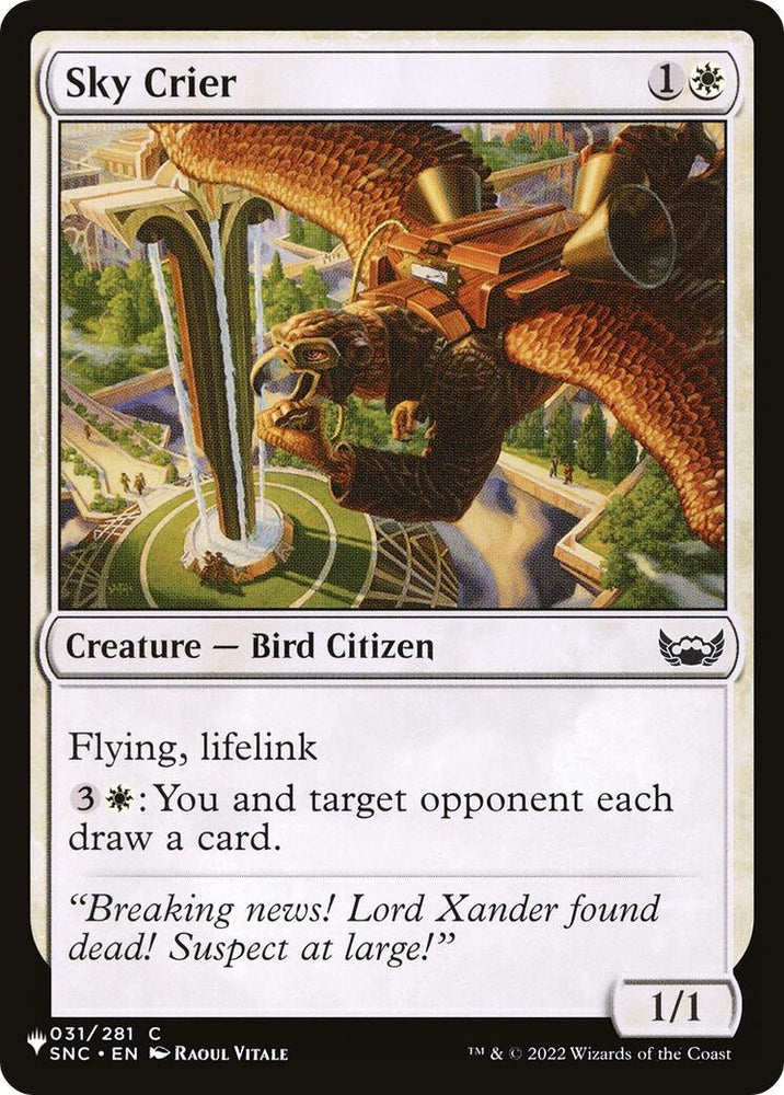 Image for Sky Crier (31) [The List Reprints]