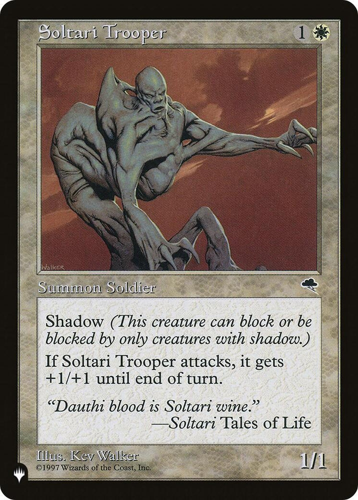 Image for Soltari Trooper (47) [The List Reprints]