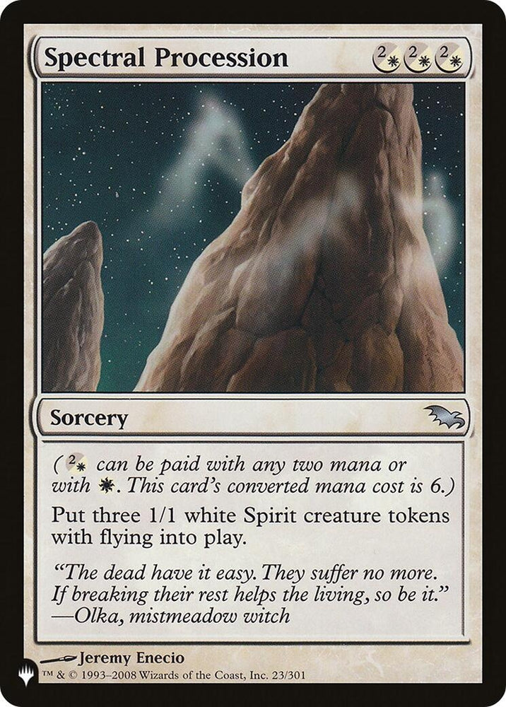 Image for Spectral Procession (23) [The List Reprints]