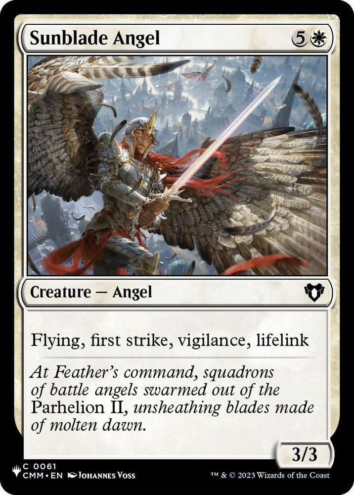 Image for Sunblade Angel (61) [The List Reprints]