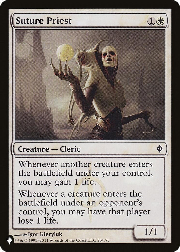Image for Suture Priest (25) [The List Reprints]