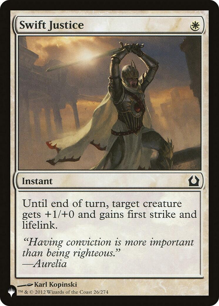 Image for Swift Justice (26) [The List Reprints]