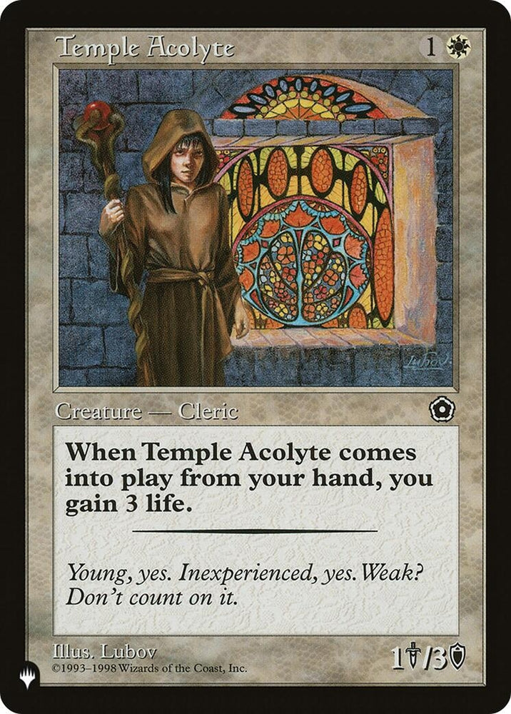 Image for Temple Acolyte [The List Reprints]