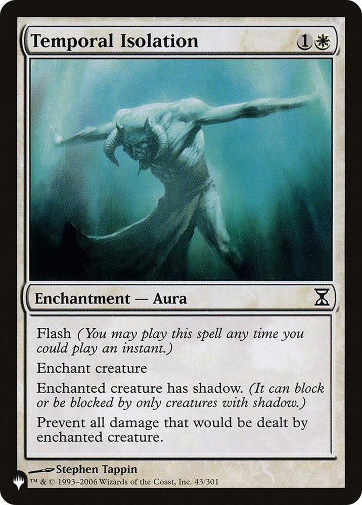 Image for Temporal Isolation (43) [The List Reprints]
