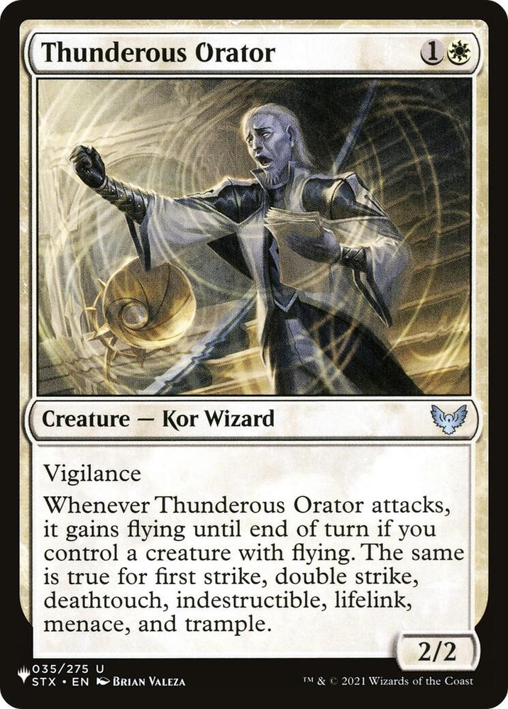 Image for Thunderous Orator (35) [The List Reprints]