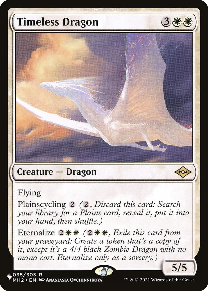 Image for Timeless Dragon (35) [The List Reprints]