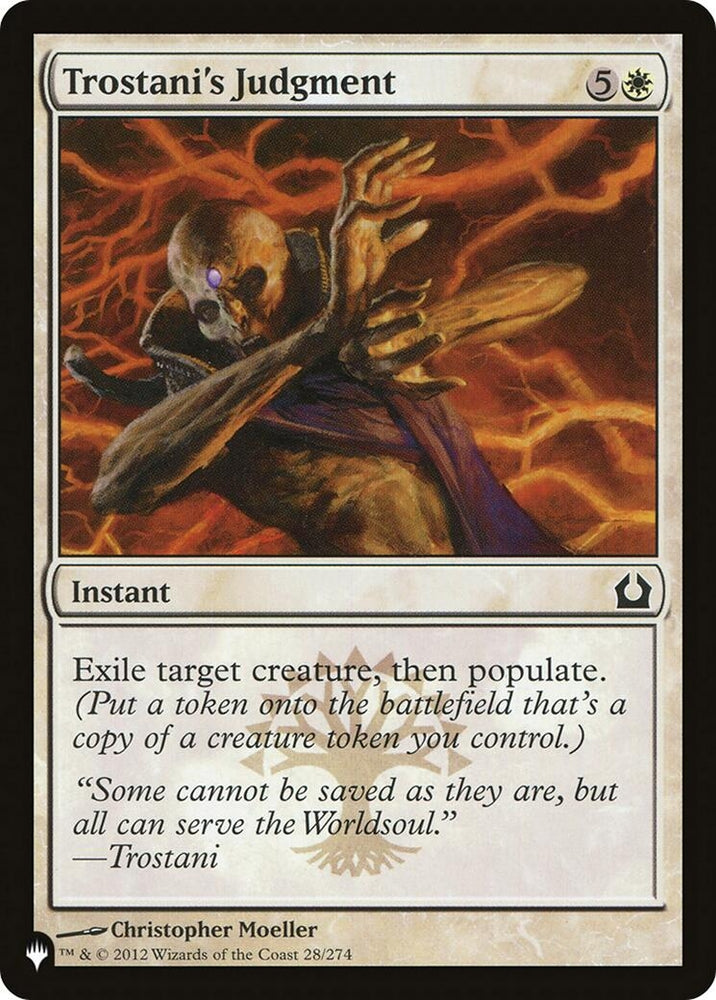Image for Trostani's Judgment (28) [The List Reprints]