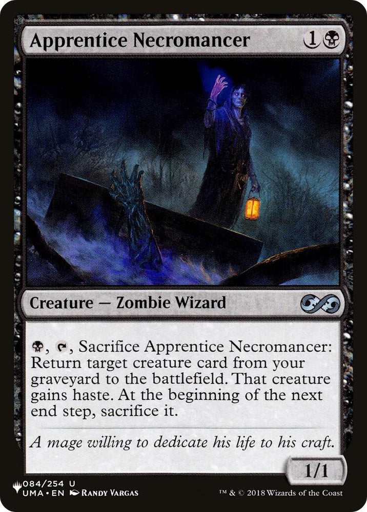 Image for Apprentice Necromancer (84) [The List Reprints]