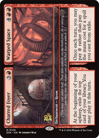 Image for Charred Foyer // Warped Space (129) [Prerelease Cards]