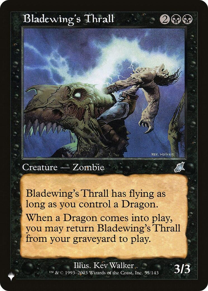 Image for Bladewing's Thrall (55) [The List Reprints]