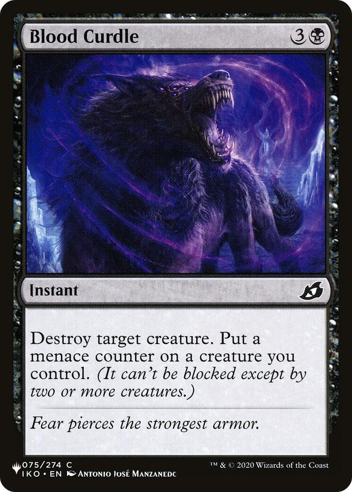 Image for Blood Curdle (75) [The List Reprints]