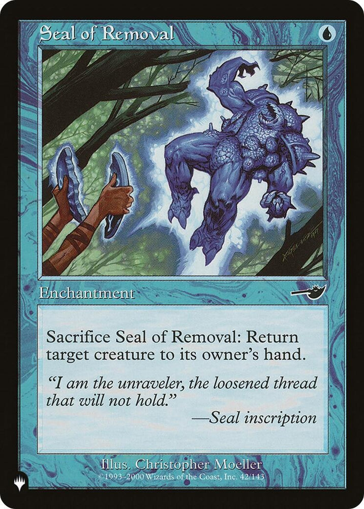 Image for Seal of Removal (42) [The List Reprints]