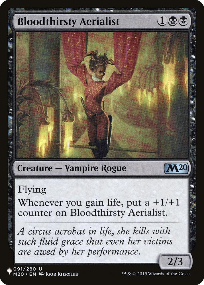 Image for Bloodthirsty Aerialist (91) [The List Reprints]