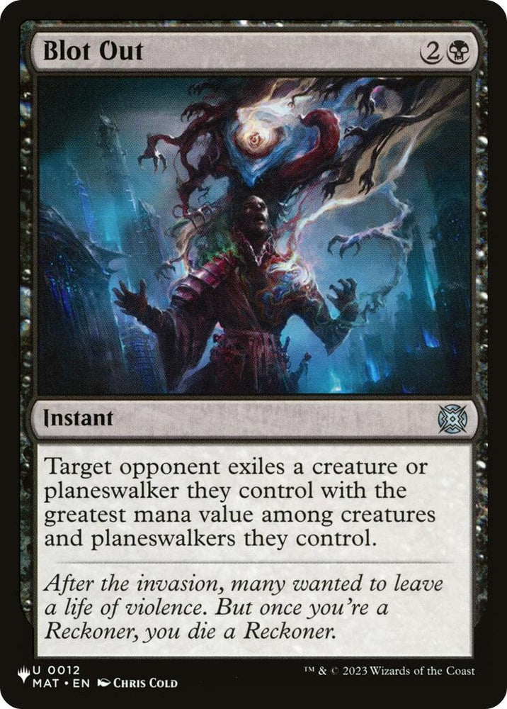 Image for Blot Out (12) [The List Reprints]
