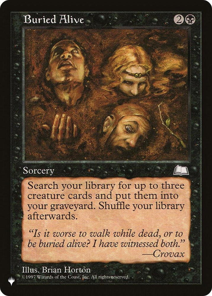 Image for Buried Alive [The List Reprints]