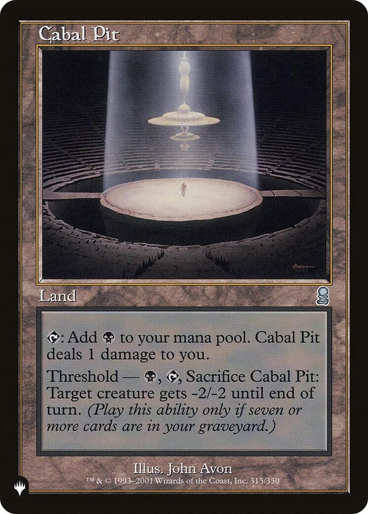 Image for Cabal Pit (315) [The List Reprints]