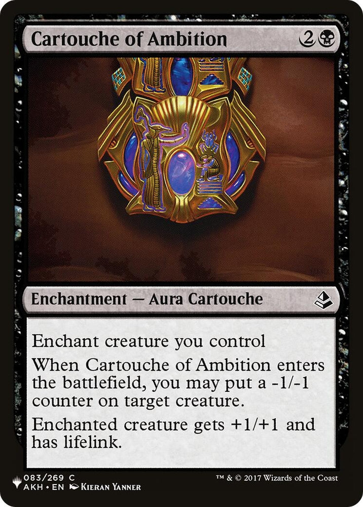 Image for Cartouche of Ambition (83) [The List Reprints]