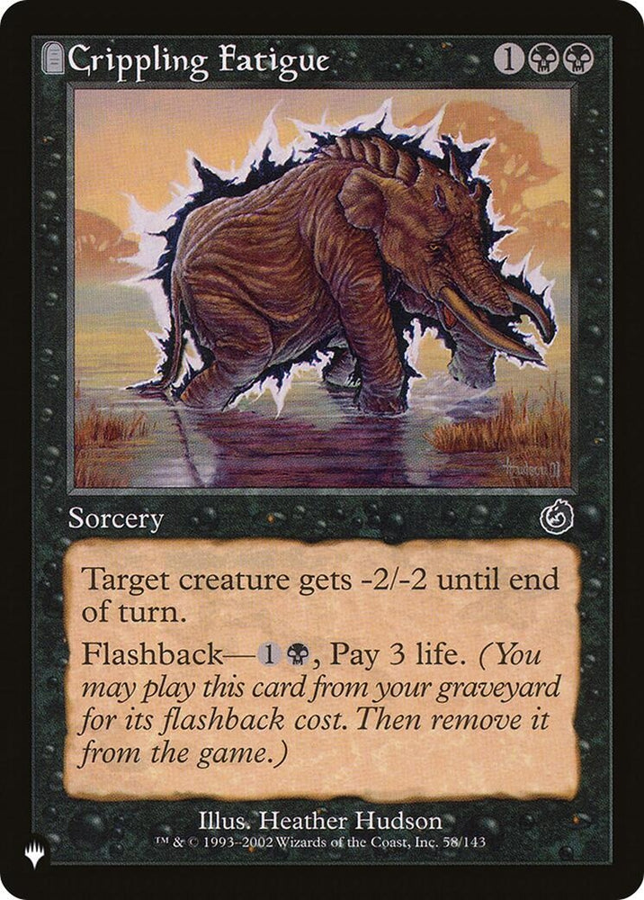 Image for Crippling Fatigue (58) [The List Reprints]