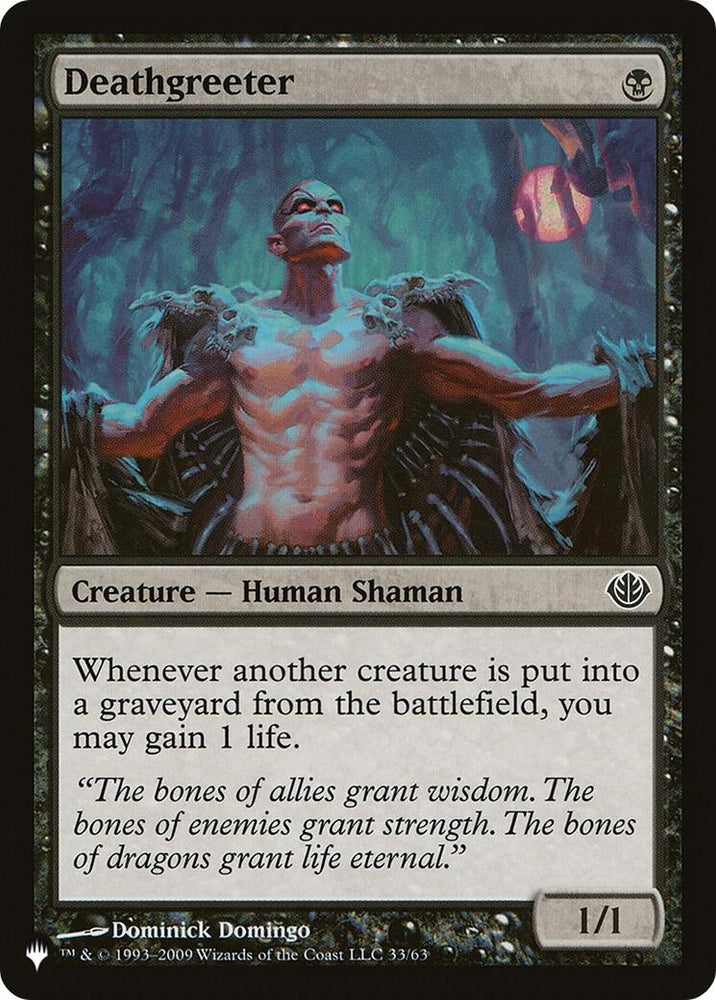 Image for Deathgreeter (33) [The List Reprints]
