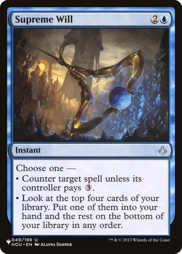 Image for Supreme Will (49) [The List Reprints]