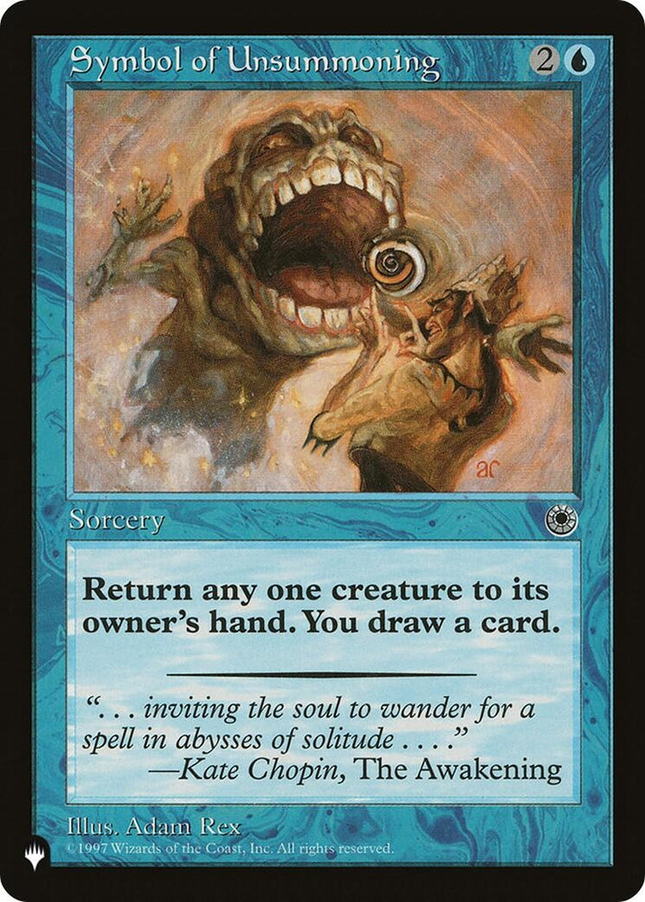 Image for Symbol of Unsummoning [The List Reprints]