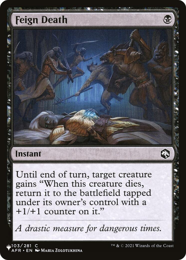 Image for Feign Death (103) [The List Reprints]