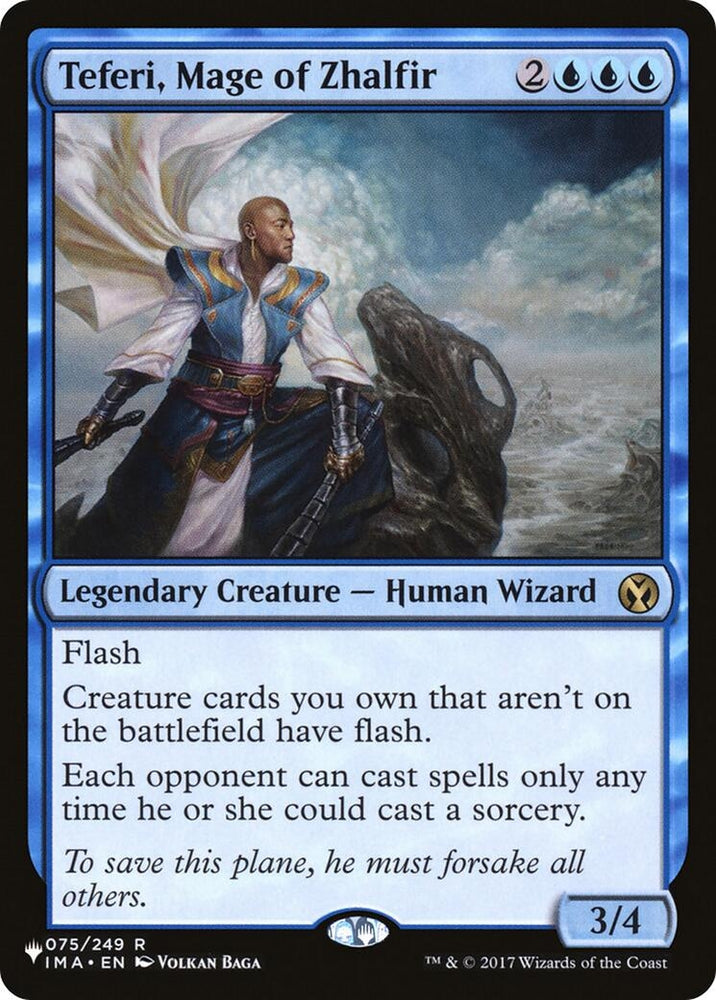 Image for Teferi, Mage of Zhalfir (75) [The List Reprints]