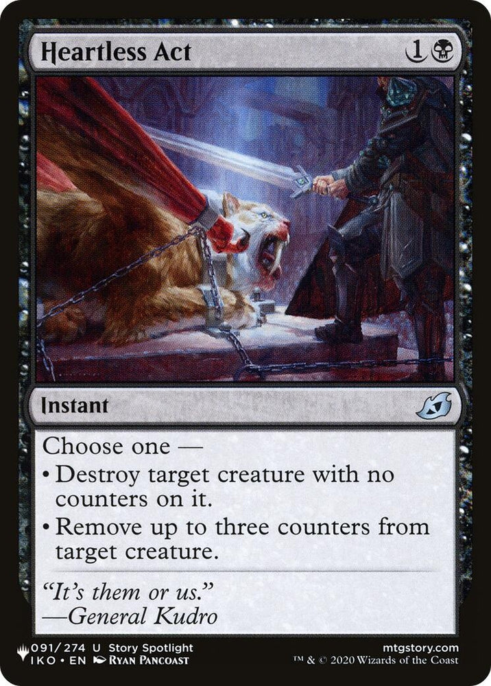 Image for Heartless Act (91) [The List Reprints]