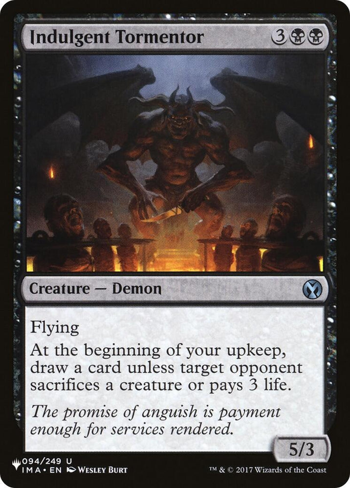 Image for Indulgent Tormentor (94) [The List Reprints]