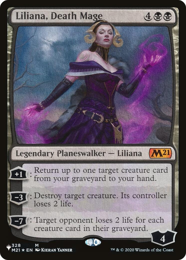 Image for Liliana, Death Mage (328) [The List Reprints]