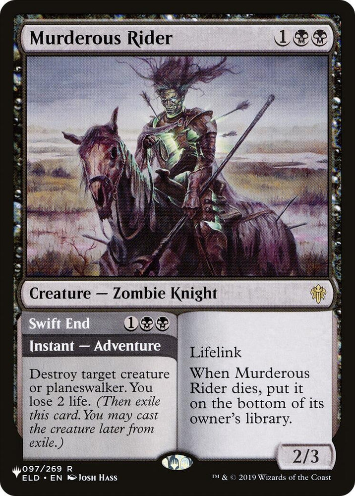 Image for Murderous Rider (97) [The List Reprints]