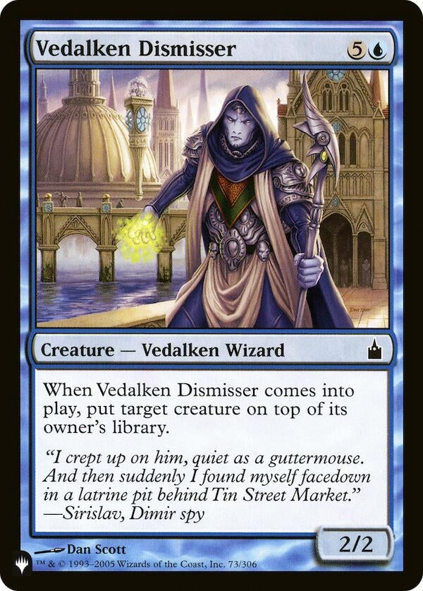 Image for Vedalken Dismisser (73) [The List Reprints]
