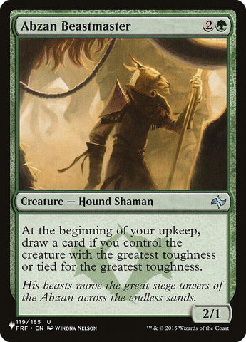 Image for Abzan Beastmaster (119) [The List Reprints]