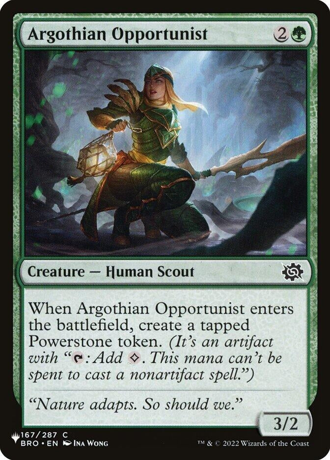 Image for Argothian Opportunist (167) [The List Reprints]