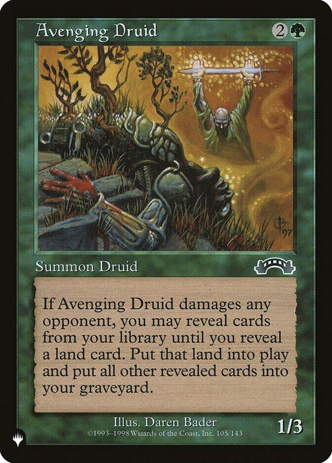 Image for Avenging Druid (105) [The List Reprints]