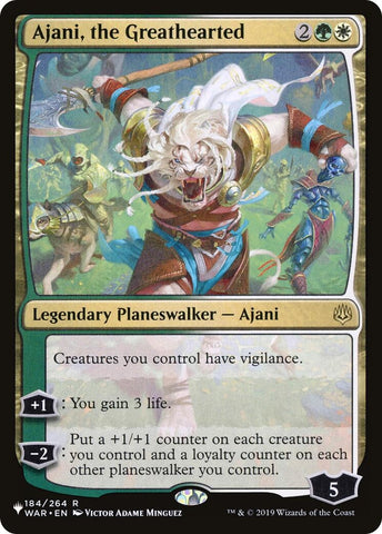 Image for Ajani, the Greathearted (184) [The List Reprints]