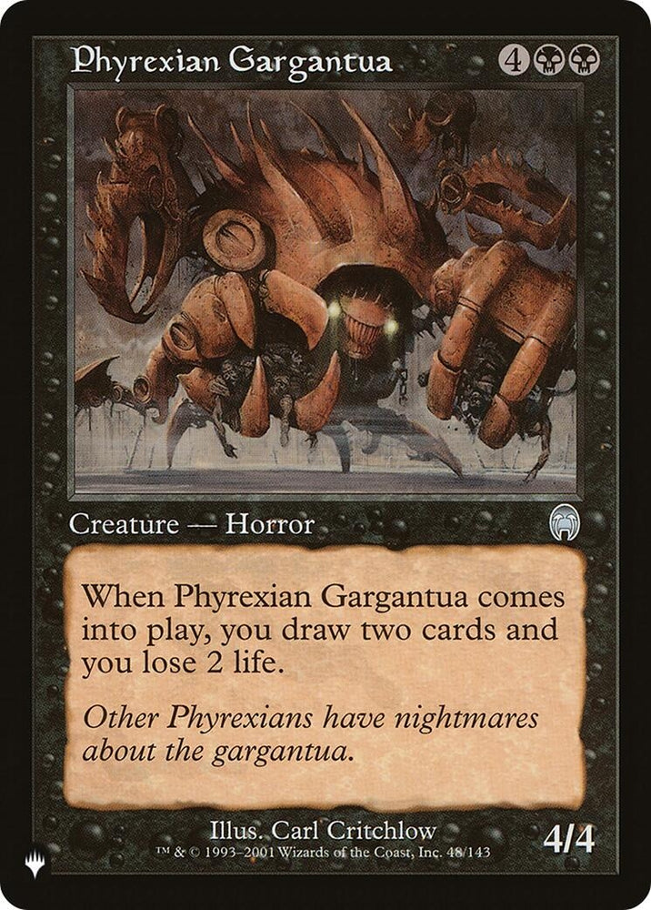 Image for Phyrexian Gargantua (48) [The List Reprints]