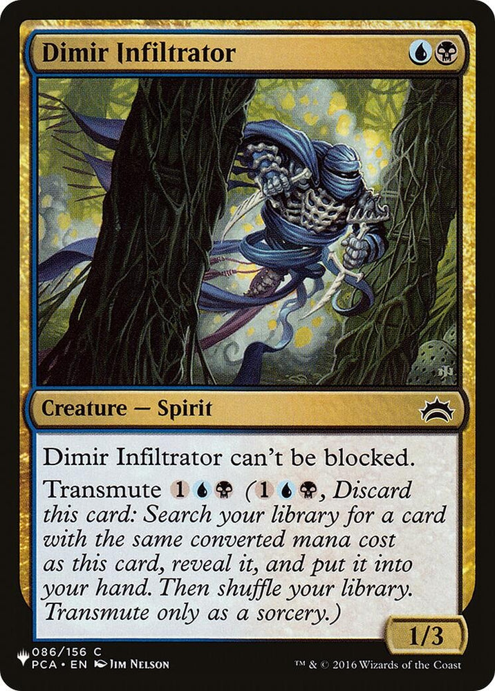Image for Dimir Infiltrator (86) [The List Reprints]