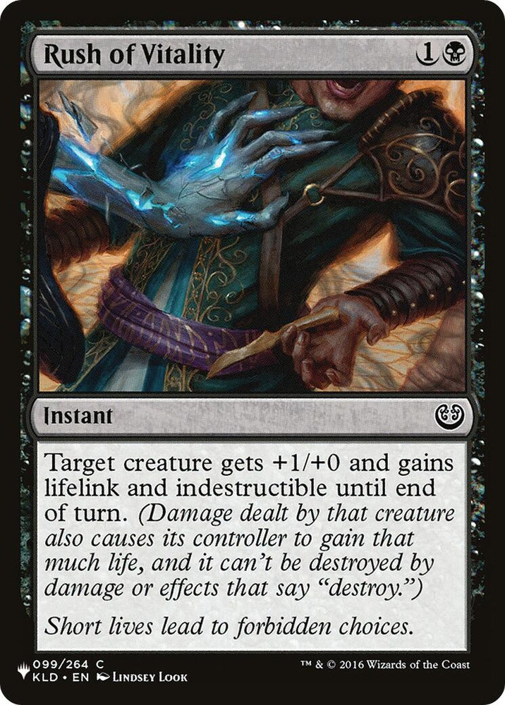 Image for Rush of Vitality (99) [The List Reprints]