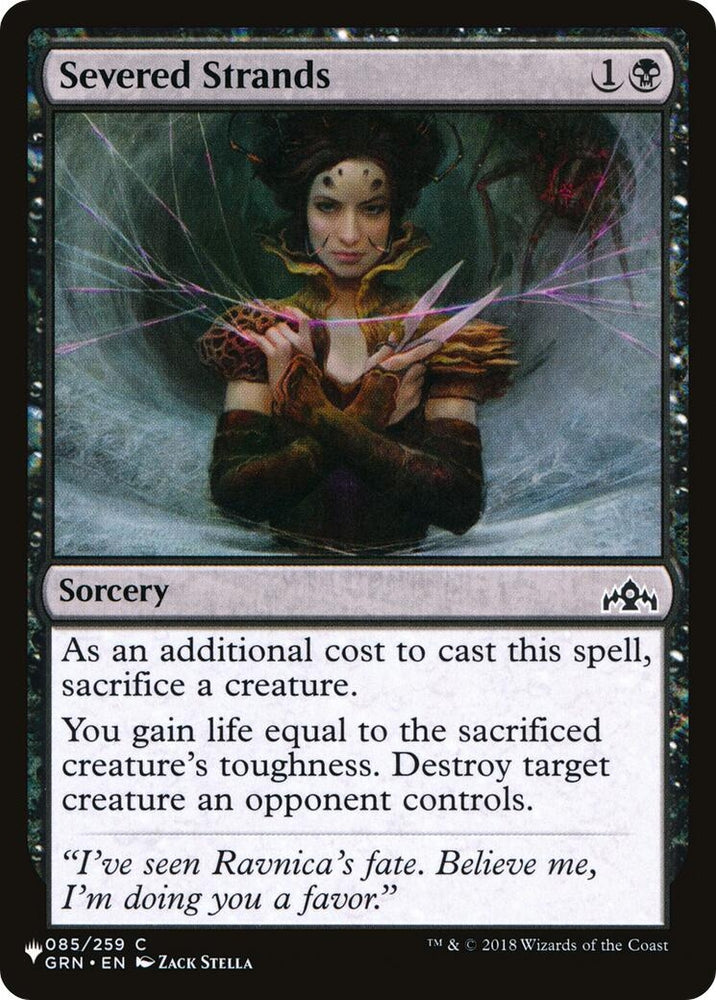 Image for Severed Strands (85) [The List Reprints]