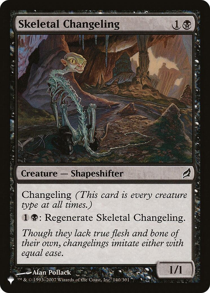Image for Skeletal Changeling (140) [The List Reprints]