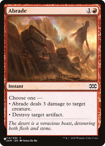 Image for Abrade (2XM) (114) [The List Reprints]
