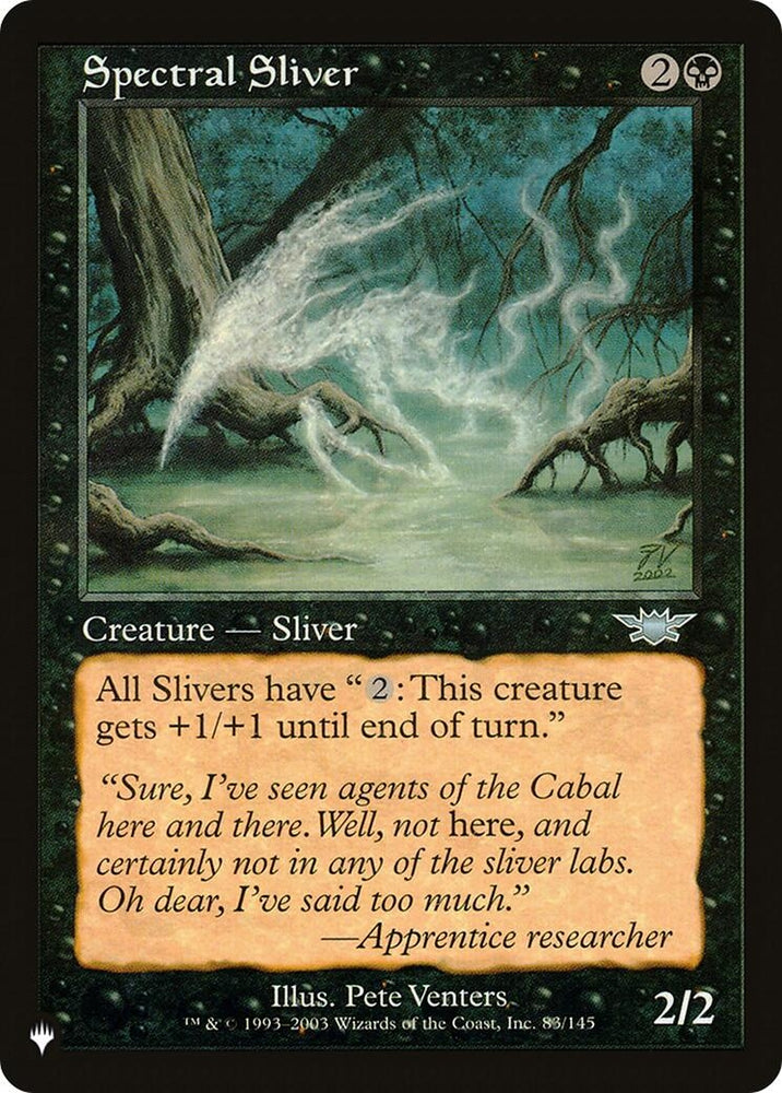 Image for Spectral Sliver (83) [The List Reprints]