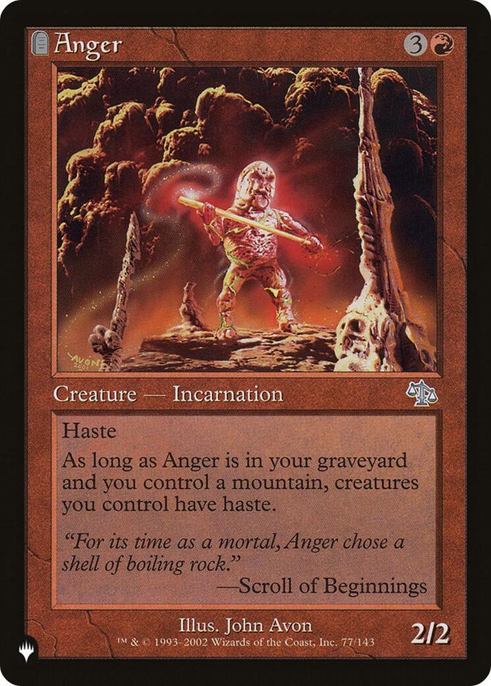 Image for Anger (JUD) (77) [The List Reprints]